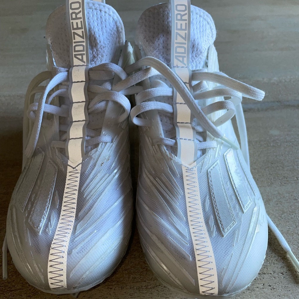 ADIDAS soccer cleats WHITE